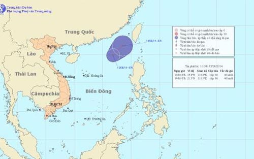 Công điện đối phó áp thấp nhiệt đới - 1 (Ảnh: VOV)
