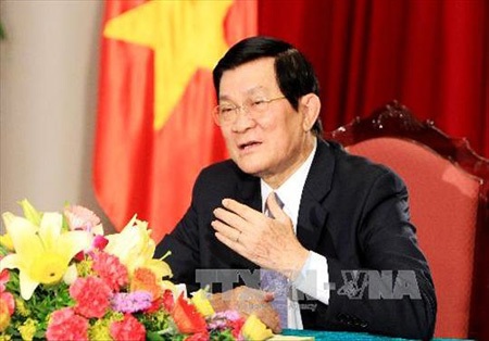 Không chấp nhận nhượng bộ chủ quyền, lãnh thổ - 1 Chủ tịch nước Trương Tấn Sang trả lời phỏng vấn TTXVN