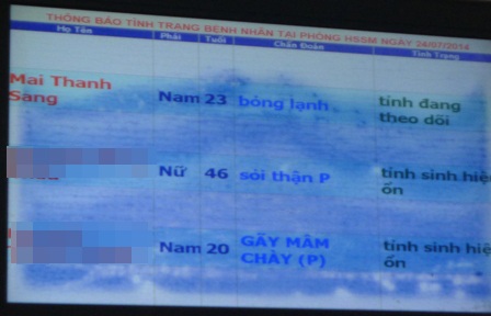5 ngày bị vùi trong kho lạnh: Nạn nhân bỏng lạnh nhiều vùng cơ thể - 2 Sau nhiều ngày bị vùi trong kho đông lạnh, anh Mai Thanh Sang bị bỏng lạnh nhiều vùng trên cơ thể