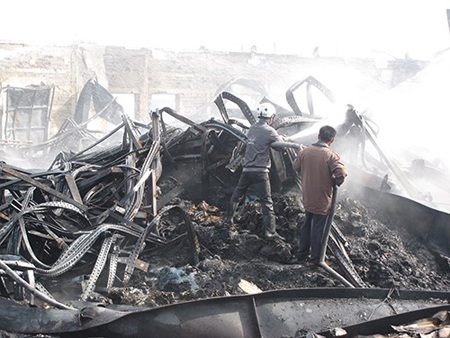 Hiện trường vụ cháy