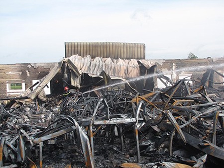 Hiện trường vụ cháy