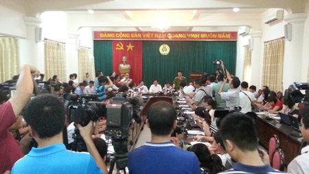Thông báo “số phận” hơn 190 trường hợp cơ nhỡ tại chùa Bồ Đề - 2 Quang cảnh buổi họp báo chiều nay