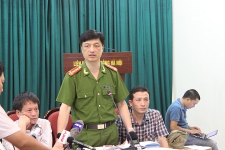 Quang cảnh buổi họp báo chiều nay