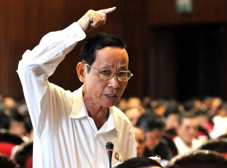 Kỷ luật khai trừ Đảng đối với Chủ nhiệm Đoàn Luật sư TPHCM - 1 Luật sư Nguyễn Đăng Trừng trong vai trò một đại biểu Quốc hội (Ảnh: Lao động)