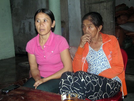 Theo điện thoại người dân cung cấp, PV