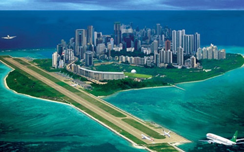 Bảo vệ chủ quyền bằng biện pháp hòa bình - 1 Kế hoạch xây dựng đảo Phú Lâm của Trung Quốc trên Quần đảo Hoàng Sa (Ảnh aninhthudo.vn)