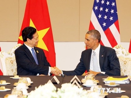 Thủ tướng Nguyễn Tấn Dũng gặp chính thức Tổng thống Obama - 1 Thủ tướng Nguyễn Tấn Dũng gặp chính thức Tổng thống Obama