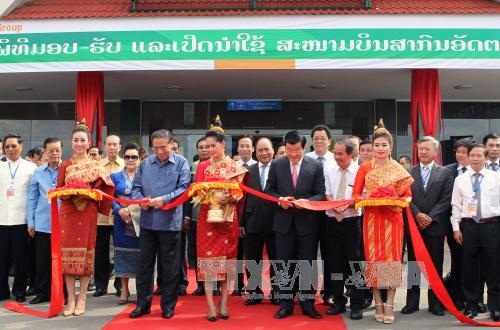 Chủ tịch nước Trương Tấn Sang dự lễ khánh thành sân bay quốc tế Át-ta-pư - 1 Chủ tịch nước Trương Tấn Sang dự lễ khánh thành sân bay quốc tế Át-ta-pư
