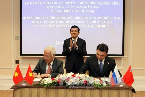 Chủ tịch nước Trương Tấn Sang tiếp Thống đốc tỉnh Moskva - 1 Chủ tịch nước Trương Tấn Sang tiếp Thống đốc tỉnh Moskva