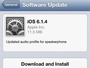 Apple phát hành iOS 6.1.4 dành riêng cho iPhone 5
