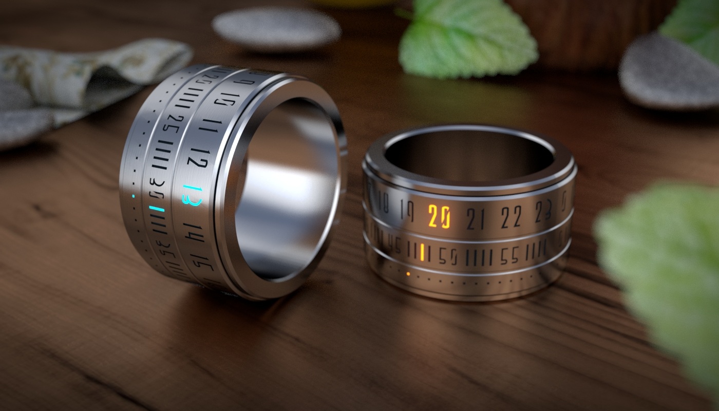 Nhẫn đồng hồ Ring Clock - thiết bị công nghệ “cực cool”