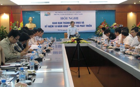 Hội nghị kỷ niệm 10 năm thành lập Trạm trung chuyển Internet quốc gia VNIX