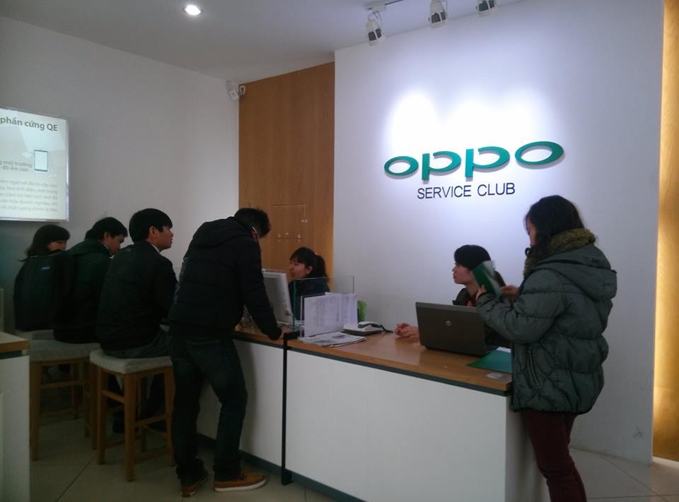 Trung tâm bảo hành tắc trách, Oppo xin lỗi khách hàng - 1 Trung tâm bảo hành OPPO (ảnh: Ictnews)