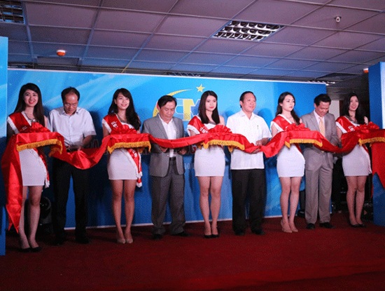 Hình ảnh thương hiệu SCTV xuất hiện khắp nơi ở các tỉnh phía Bắc.