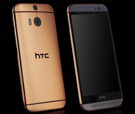 HTC One M8 mạ vàng và bạch kim có giá hơn 2500 USD - 1 Phiên bản vàng hồng