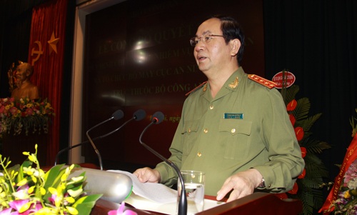 Bộ trưởng Trần Đại Quang phát biểu chỉ đạo tại buổi Lễ.