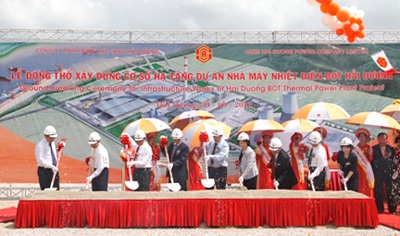 Khởi công nhà máy nhiệt điện 2,25 tỷ USD tại Hải Dương - 1 Khởi công nhà máy nhiệt điện 2,25 tỷ USD tại Hải Dương - 1