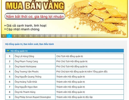 Phó Chủ tịch Eximbank Phạm Trung Cang viết đơn từ nhiệm - 2 Ông Phạm Trung Cang (phải) là thành viên Hội đồng sáng lập ACB