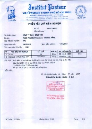 Đồng Tiến đạt các chỉ tiêu về vệ sinh an toàn thực phẩm