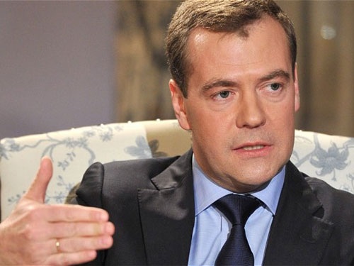 Ông Medvedev gặp rắc rối vì đoạn băng hậu trường - 1 Thủ tướng Nga Dmitry Medvedev. Ảnh: AP
