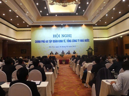 Quang cảnh Hội nghị sáng nay 16/1