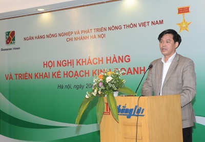 Ông Phạm Thanh Tân lúc đang giữ chức TGĐ Agribank