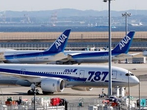 Nhật Bản hủy nhiều chuyến bay vì sự cố Boeing 787 - 1 Nhật Bản hủy nhiều chuyến bay vì sự cố Boeing 787