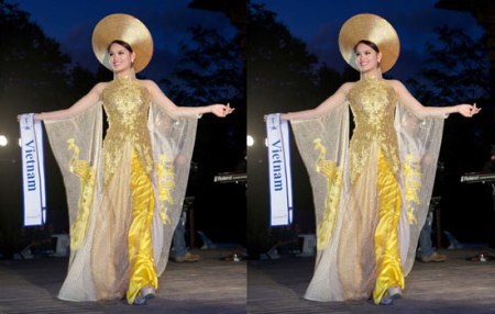 Hoa hậu "xuất ngoại": Một năm thất bại! - 3 Lại Hương Thảo cũng chỉ tạo được ấn tượng và cũng tay trắng