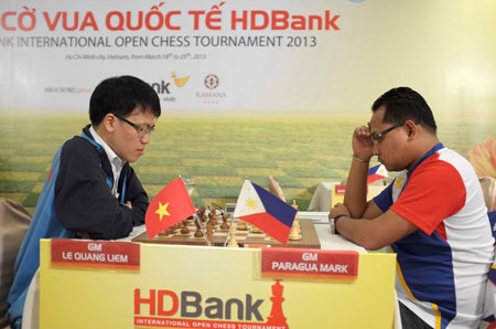 Quang Liêm đơn độc trên “hàng công” - 1 Lê Quang Liêm đối đầu với nhiều kỳ thủ mạnh