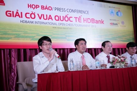 Lễ họp báo giải Cờ vua quốc tế HDBank 2013