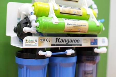 Máy lọc nước RO thế hệ mới của Kangaroo hút khách - 2 Các tính năng mới cùng tem chống hàng giả giúp khách hàng yên tâm sử dụng