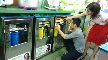 Máy lọc nước RO thế hệ mới của Kangaroo hút khách - 1 Các mẫu máy lọc nước RO thế hệ mới của Kangaroo được khách hàng quan tâm