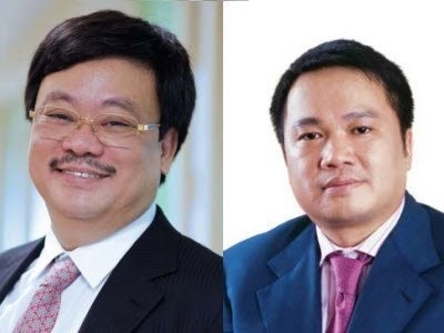 Ông Nguyễn Đăng Quang và Hồ Hùng Anh.