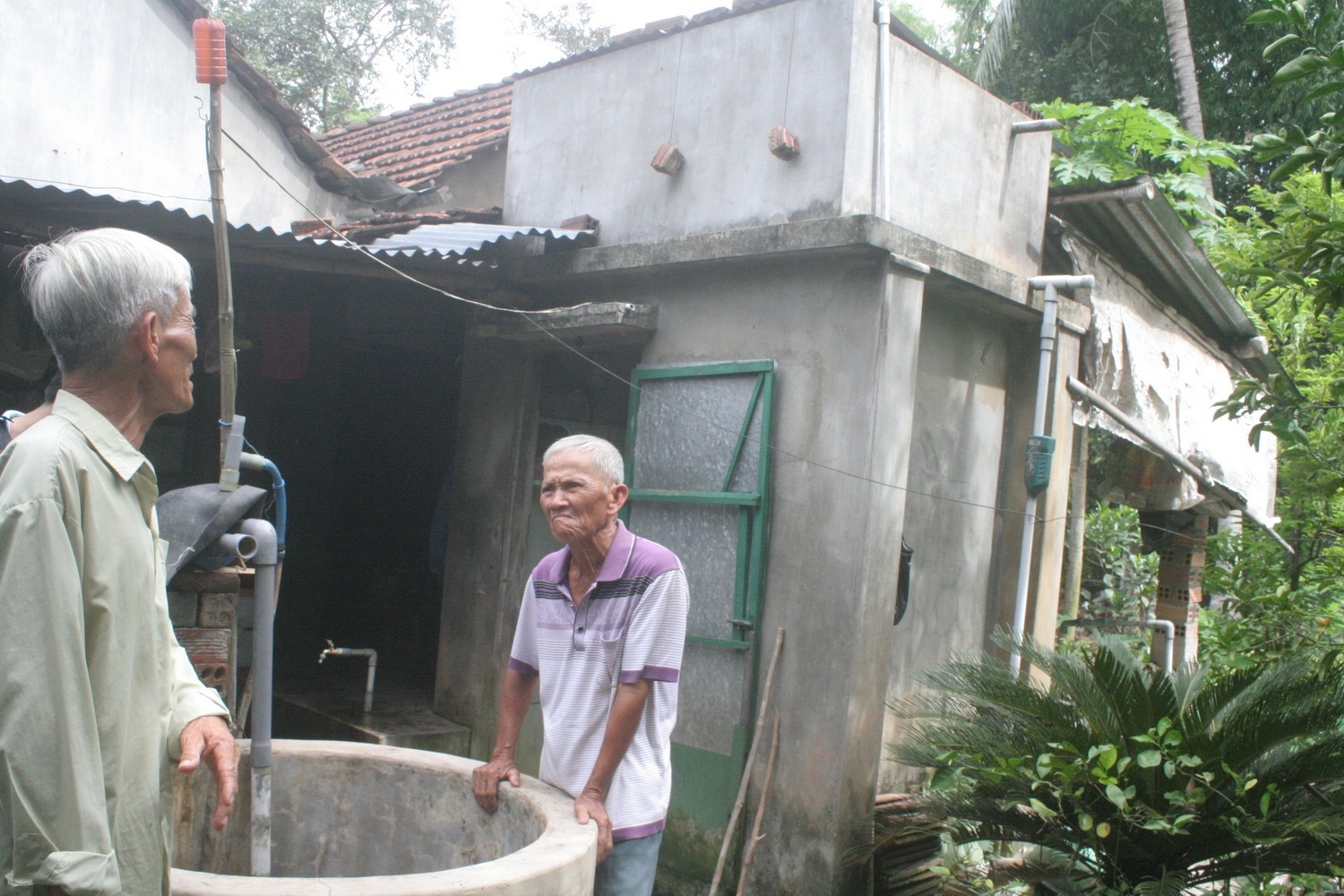 Giếng nước nơi xảy ra vụ tai nạn hy hữu trên