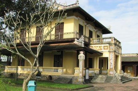 Gặp người cung nữ còn lại của triều nhà Nguyễn - 1 Một góc cung Diên Thọ ngày nay. Ảnh: Khánh Tường