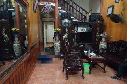 Ăn trộm bị phát hiện, giết luôn chủ nhà - 1 Hiện trường vụ án mạng. Ảnh: Lao động