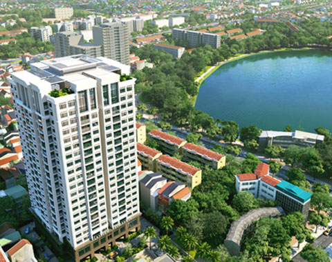 Phối cảnh dự án Platium