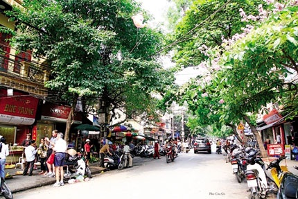 Một góc phố Cầu Gỗ ngày nay. Ảnh: TL.