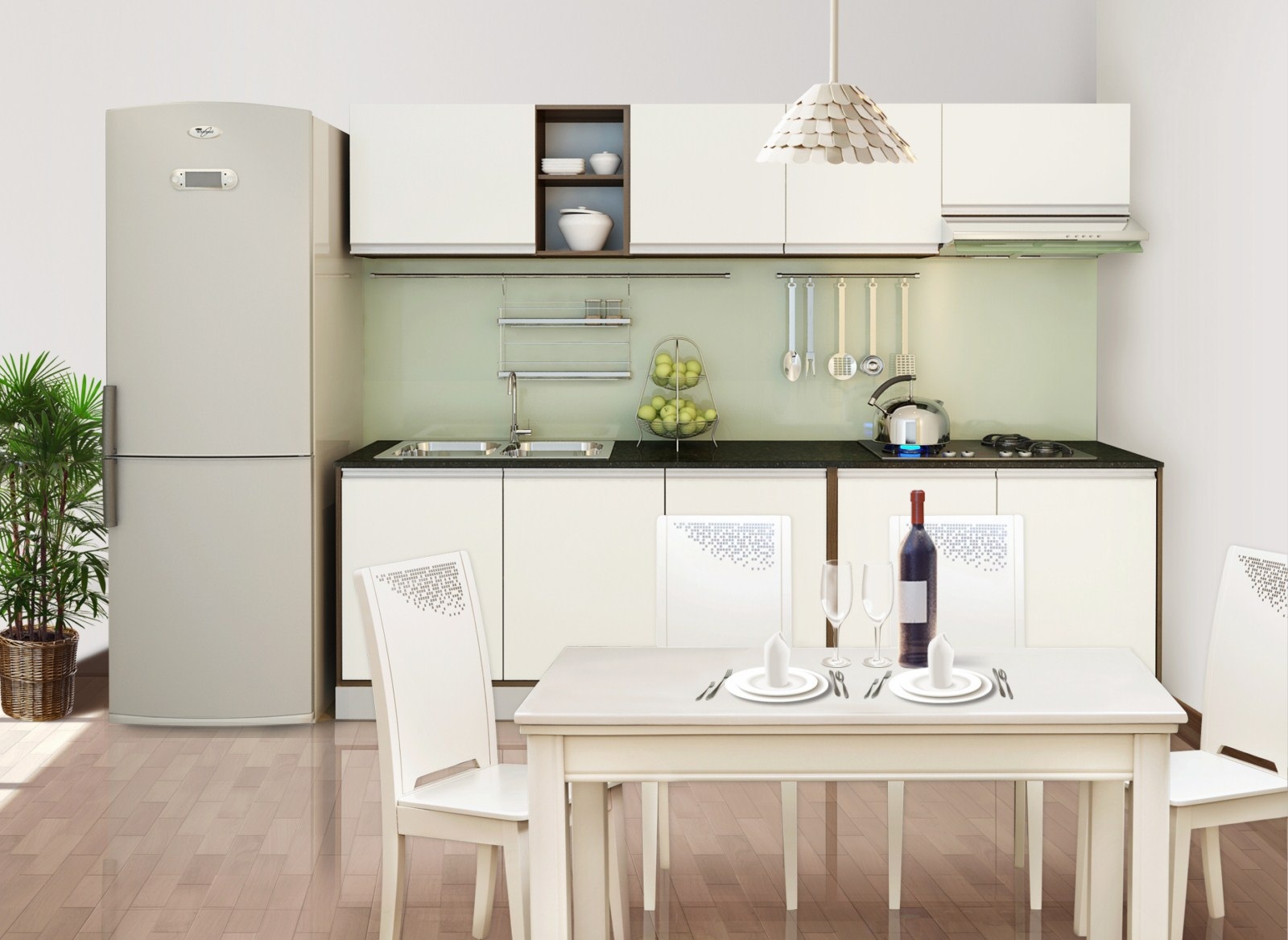 Căn bếp thông minh cho gia đình hiện đại - 6 JAMI High Grade mở rộng với thiết kế trang nhã, lịch thiệp phù hợp với các gia đình hiện đại