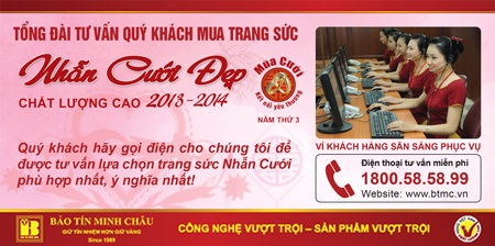 Bảo Tín Minh Châu: “Mua nhẫn cưới vàng – trúng quà sang” năm thứ 3 - 5 Giải đặc biệt