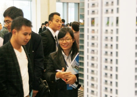 Thị trường căn hộ được nhiều người quan tâm.