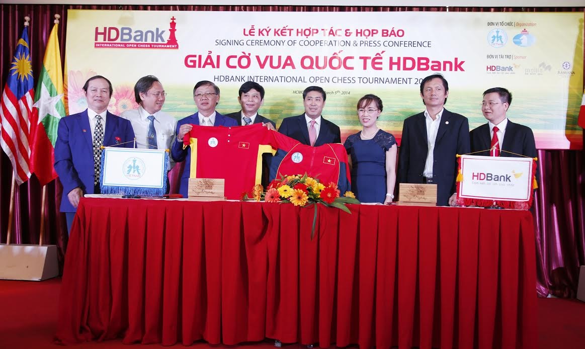 Giải cờ vua quốc tế lớn nhất VN thu hút 91 kỳ thủ - 2 Quang cảnh buổi họp báo diễn ra vào sáng nay 5/3