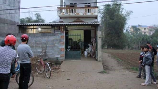 Gia đình ông Linh, nơi xảy ra án mạng - Ảnh: T.Quyên