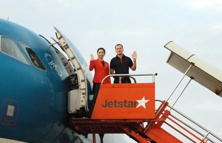 Bay giá rẻ vẫn được ngồi ghế thương gia - 1 Máy bay Airbus A321 Jetstar Pacific vừa tiếp nhận từ Vietnam Airlines