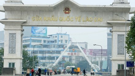 Trung Quốc có thể tạm đóng một số cửa khẩu với Việt Nam - 1 Cửa khẩu Quốc tế Lào Cai Việt Nam. Ảnh: Ngọc Châu