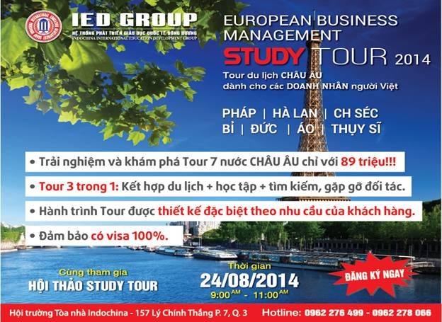 Cơ hội khám phá châu Âu dành cho doanh nhân - 1 Cơ hội khám phá châu Âu dành cho doanh nhân