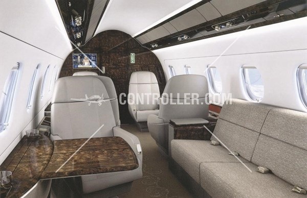 Nội thất bên trong chiếc máy bay dòng Legacy 9 chỗ