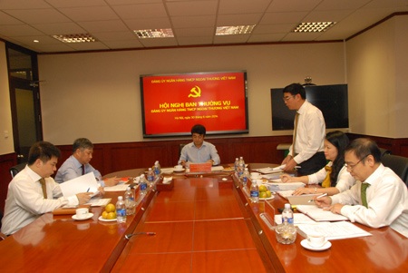 Hội nghị Ban Thường vụ Đảng ủy Vietcombank tháng 6/2014 - 1 Hội nghị Ban Thường vụ Đảng ủy Vietcombank tháng 6/2014