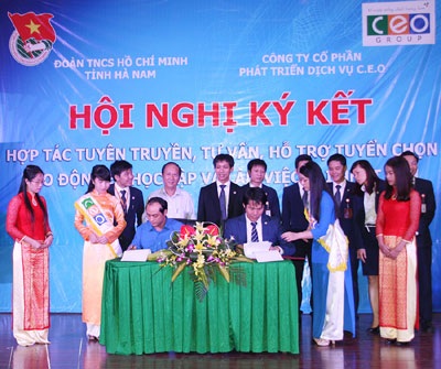 CEO Group và Tỉnh đoàn Hà Nam hợp tác chương trình tuyển chọn thực tập sinh đi Nhật Bản - 1 CEO Group và Tỉnh đoàn Hà Nam hợp tác chương trình tuyển chọn thực tập sinh đi Nhật Bản