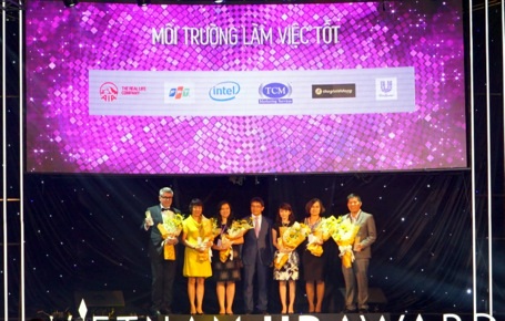 Công ty Tân Cường Minh đoạt giải ở hạng
mục Môi trường làm việc.